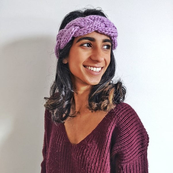Pure Merino Headband (Cable Twist) - 20 Colours