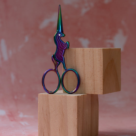 Embroidery Scissors (Rainbow Unicorn)