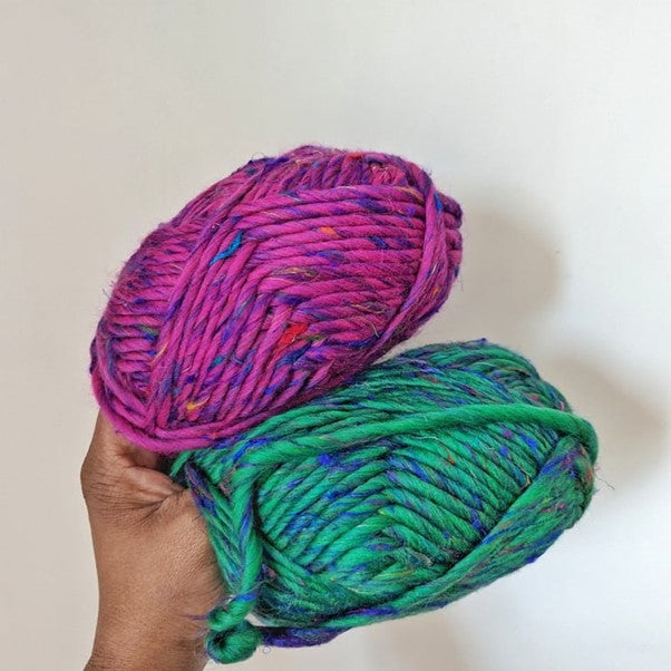 Sari Silk and Pure Merino Blend Super Chunky Yarn (100g) (CLEARANCE SALE)